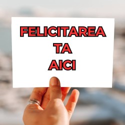 Felicitare A5 (A4 Îndoit)