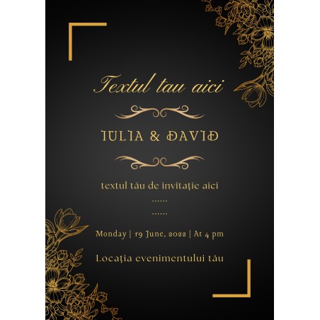 Esküvői Meghívó (12. Modell)