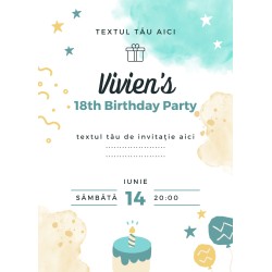 Szülinapi Meghívó (1. Modell)