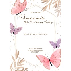 Szülinapi Meghívó (4. Modell)