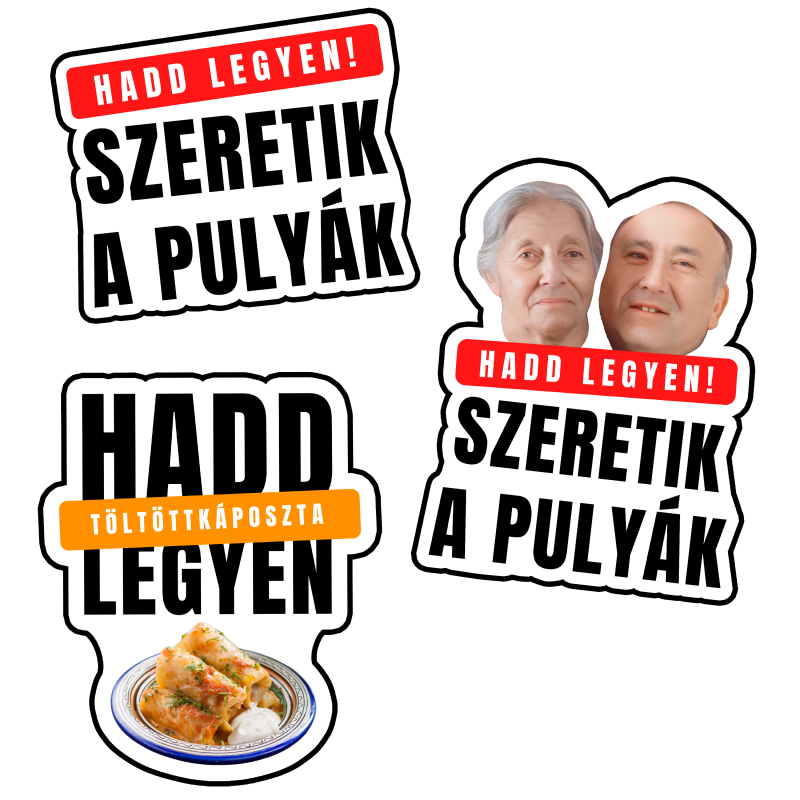 Sticker Pachet (Hadd legyen!")