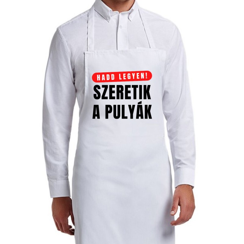 Șorț bucătărie Model 1 "Hadd legyen!"