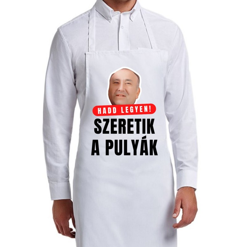 "Hadd legyen!" Konhyai kötény (2. modell)