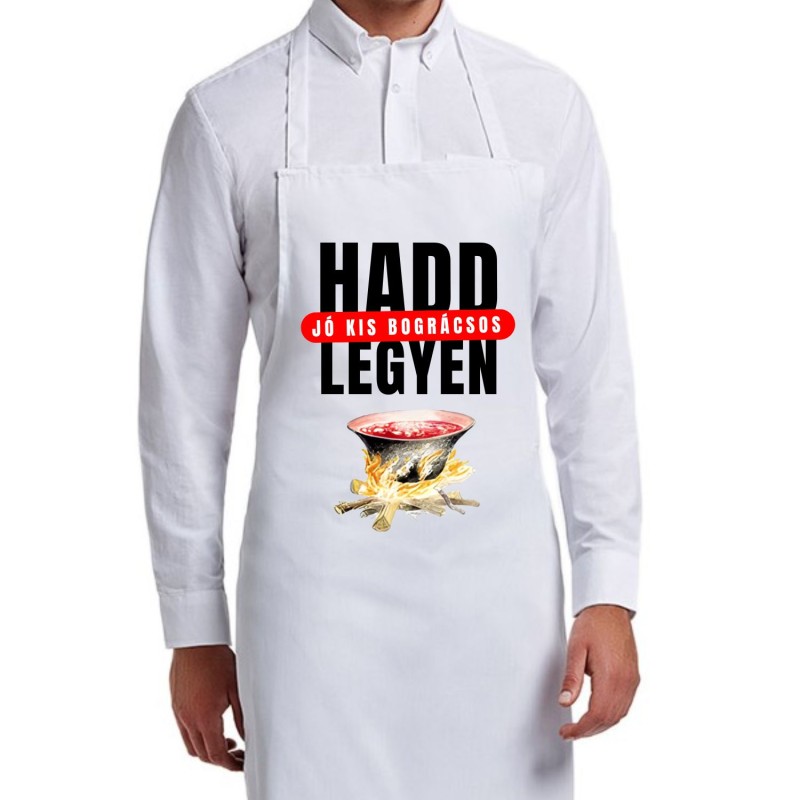 "Hadd legyen bográcsos!" Konhyai kötény