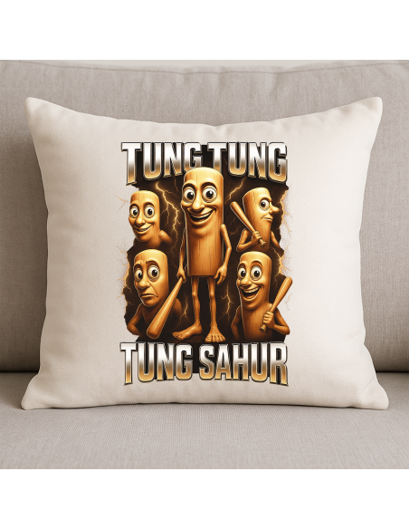 Pernă "Tung Tung Tung Sahur"